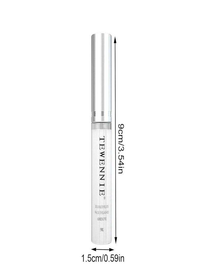 GGOOT Double Eyelid Cream,Clear Eye Lash Glue Super Strong Hold | Strong Hold Water Proof Formula No Irritation Long Lasing Quick Dry Invisible Eyelashes Adhesive - Image 5