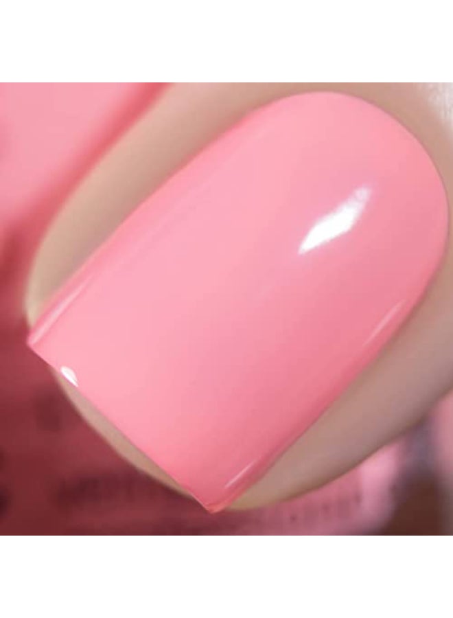 Vishine Nail Gel Polish 15ml Soak Off Nail Gel Polish Nail Art Manicure Salon DIY at Home Longlasting Gel Color Peachy Pink 05 OZ - Image 1