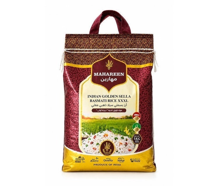 Mahareen  Golden Sella Basmati Rice XXXL - 5KG - Image 1