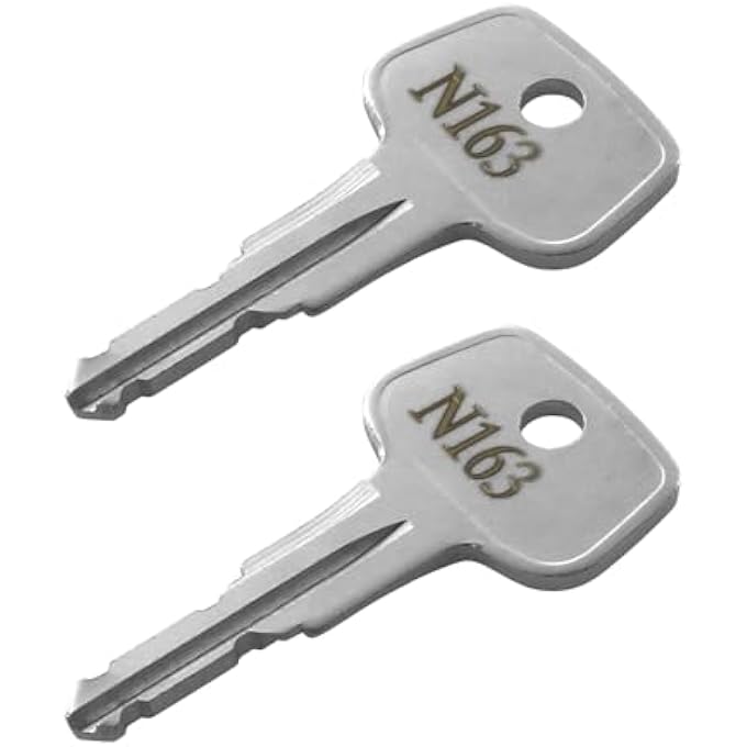 rayihni N163 Car Rack Keys for Yakima and Thule Ski,Roof,Cargo Box,Carrier Racks and Crossbars-Codes N163[2 Pack] - Image 3