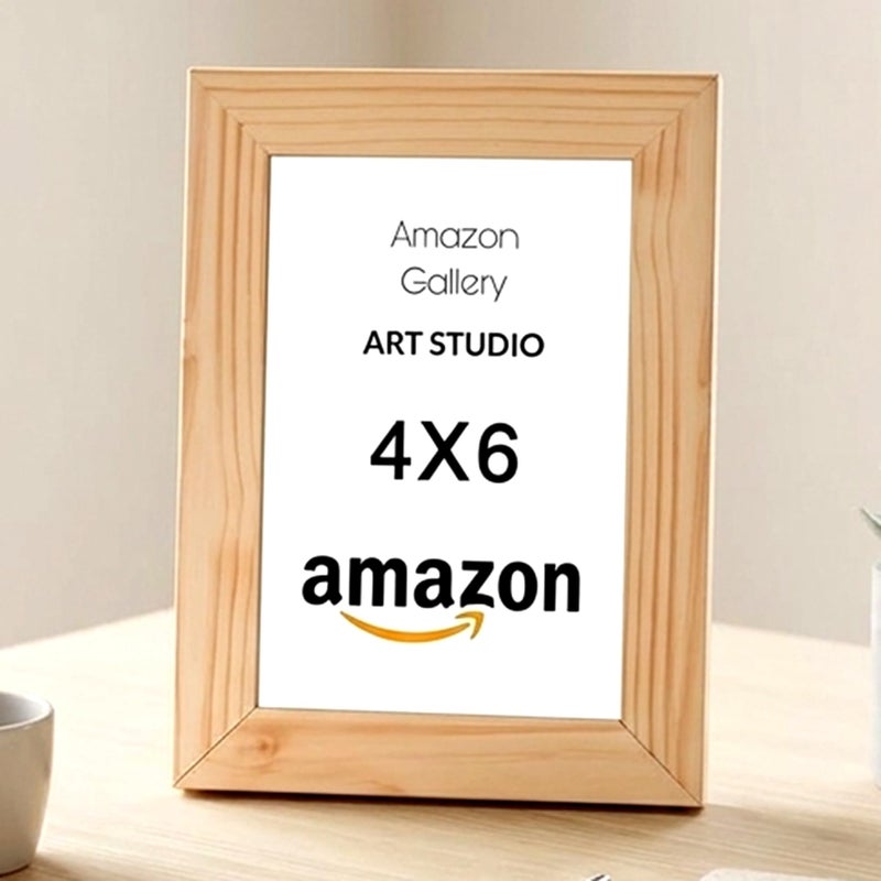 4X6 Photo Frame Wall & Tabletop Frames 10X15 CM (Wood-M11) - Image 3