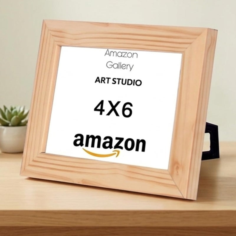 4X6 Photo Frame Wall & Tabletop Frames 10X15 CM (Wood-M11) - Image 2