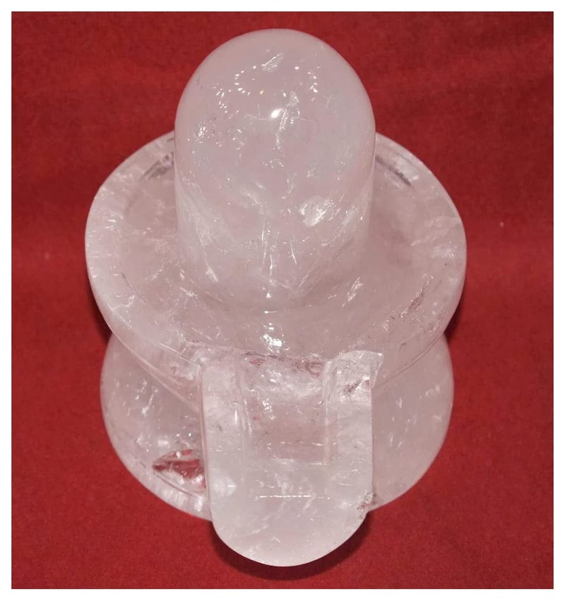 Benares Souvenirs Certified Big Sizes Sphatik Shivling for Home Puja Original Energizing and Natural Quartz Crystal Shivling100 Grams - Image 2
