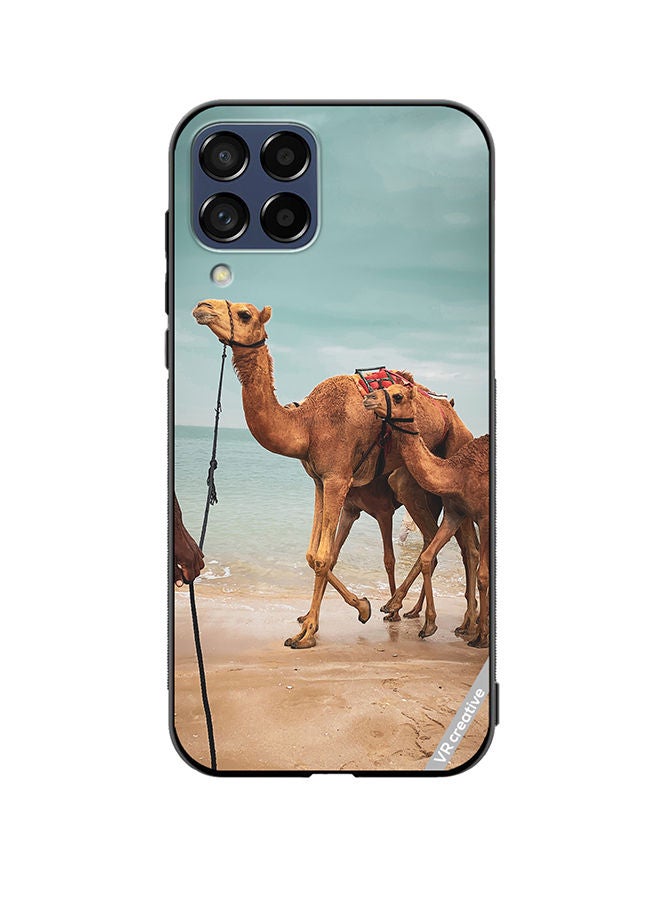 VR CREATIVE Protective Case Cover For Samsung Galaxy M53 Merry Camel Design Multicolour - Image 1