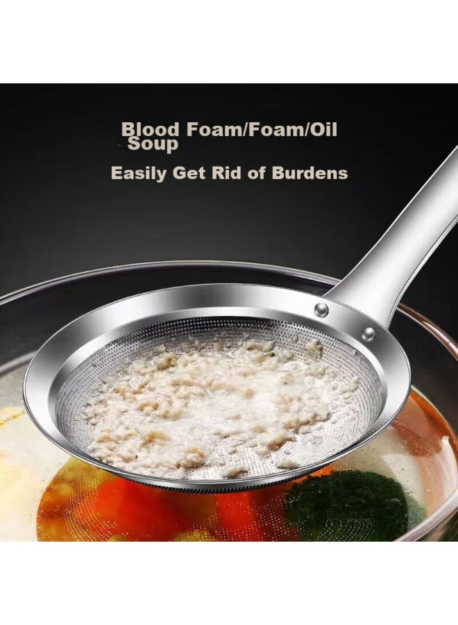 Pinyu Pinyu 304 Stainless Steel Strainer, Oil Separator For Home Kitchen, Multifunctional Oil Skimmer, Grease Remover, Oil Filter Tool  - Image 4