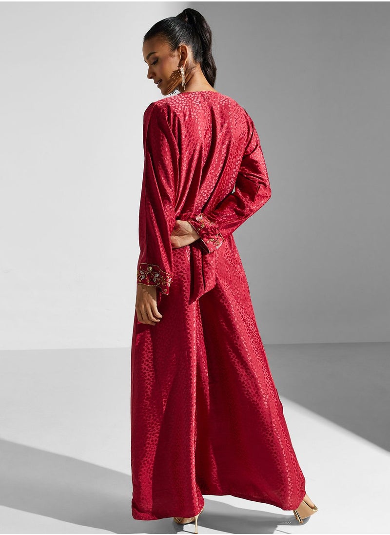 ARABIAN CLOSET - Embellished Embroidered Jalabiya - Image 1