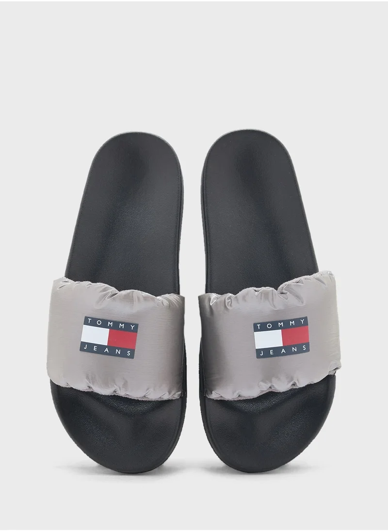 TOMMY JEANS Logo Detailed Flip Flops