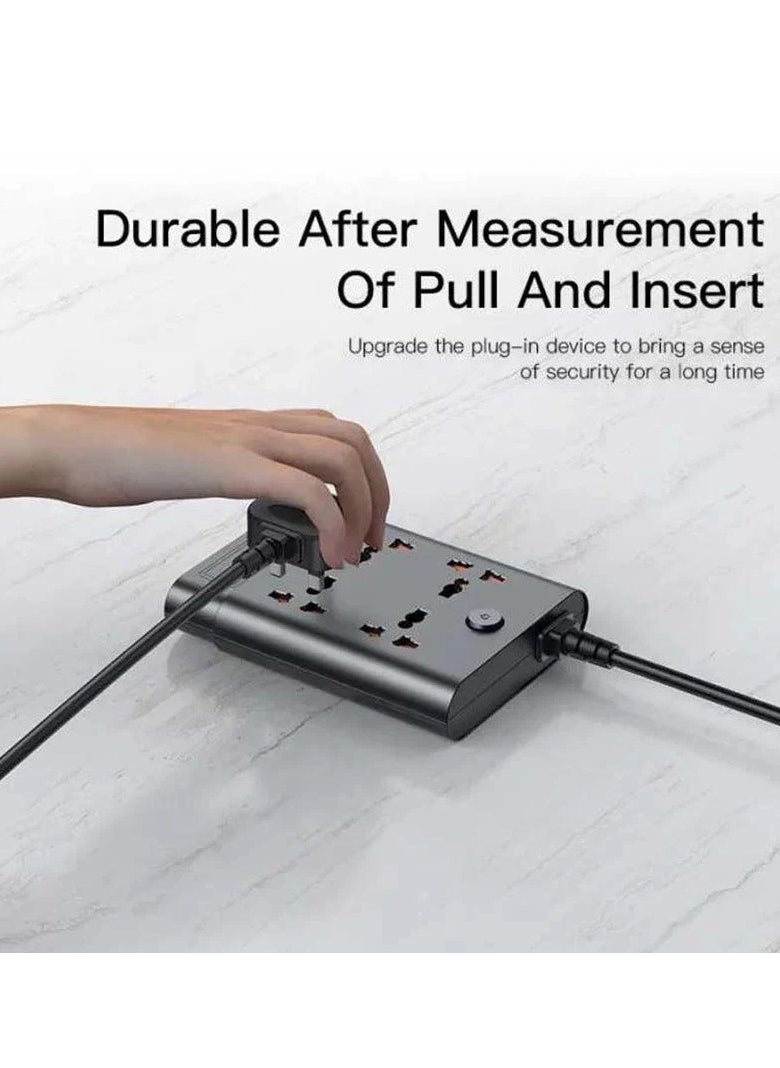 Yesido - MC11 2 Meter Long Multi Port Home Using Pull Up Max 2650W Power Track Power Socket - Image 1