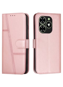 Best Choice Products For Infinix Smart 8 Case,Premium Infinix Smart 8 Leather Wallet Cover with Card Holder Kickstand Magnetic Closure Flip Folio Case Cover for Infinix Smart 8,Pink  - Image 1