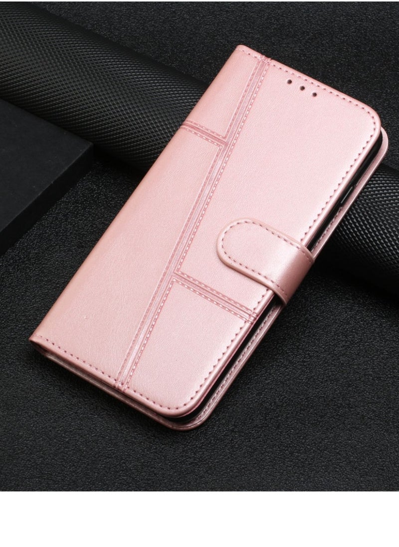 Best Choice Products - For Infinix Smart 8 Case,Premium Infinix Smart 8 Leather Wallet Cover with Card Holder Kickstand Magnetic Closure Flip Folio Case Cover for Infinix Smart 8,Pink - Image 1