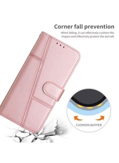Best Choice Products For Infinix Smart 8 Case,Premium Infinix Smart 8 Leather Wallet Cover with Card Holder Kickstand Magnetic Closure Flip Folio Case Cover for Infinix Smart 8,Pink  - Image 5