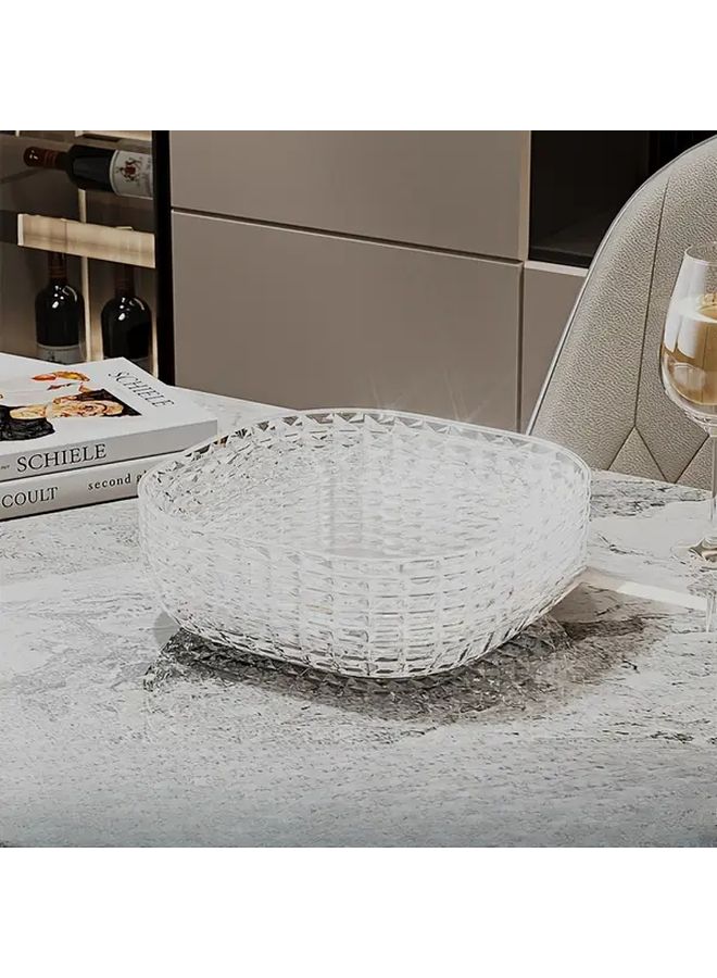 Grey 6pcs Multipurpose Plastic Serving Trays Set for Snacks Fruits Desserts Party - Image 4