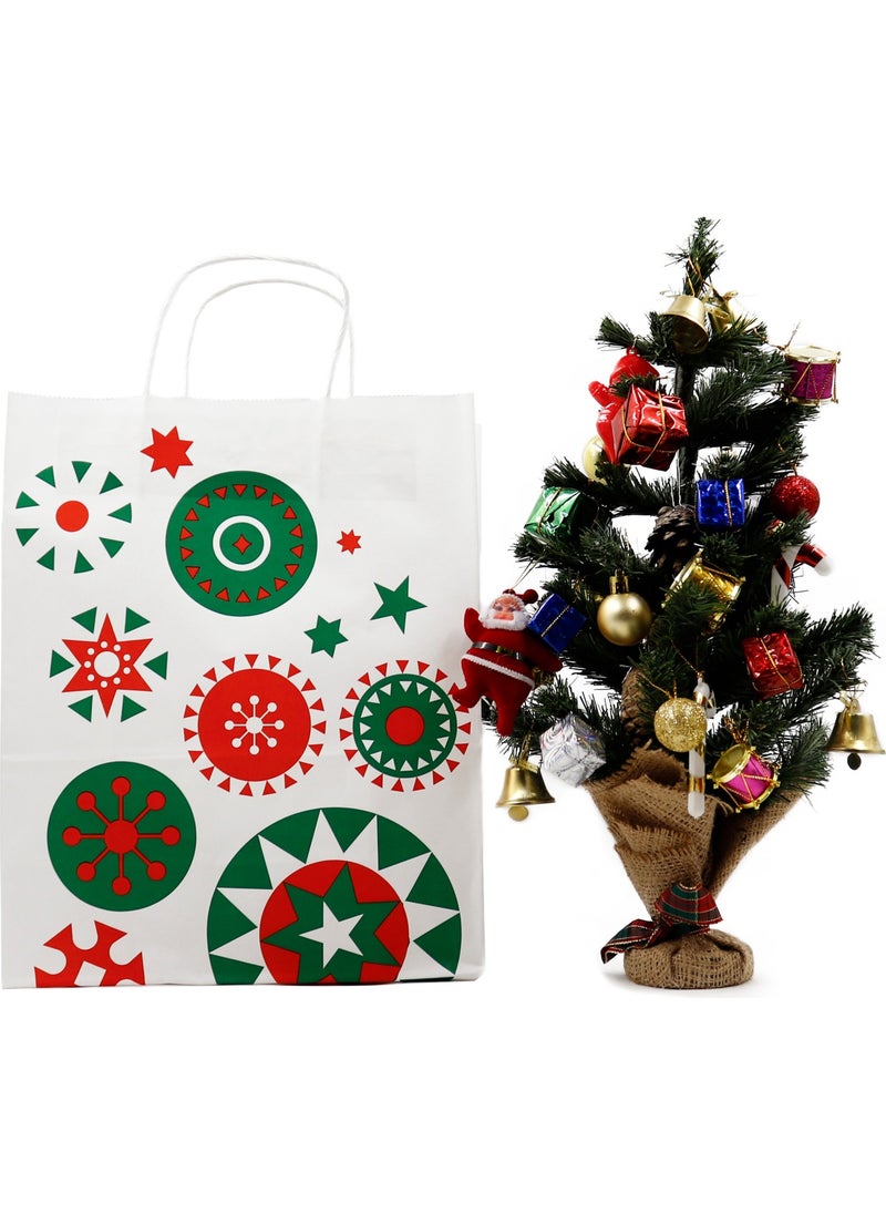 Repro Design New Year Themed Paper Bag with Twist Handle 25 x 31 x 12 cm - 2 New Year Gift Packages  - Image 2