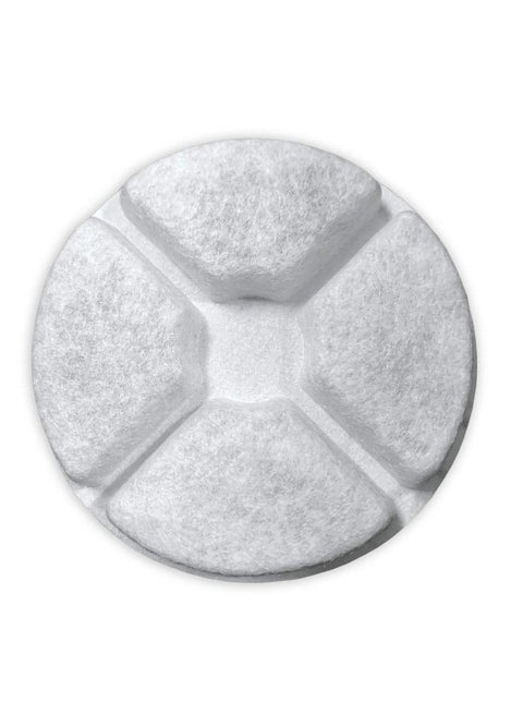 Replacement Round Filter For Vortex And Elevated Vortex Fountain  Charcoal Filter (3039), White, 3 Pack