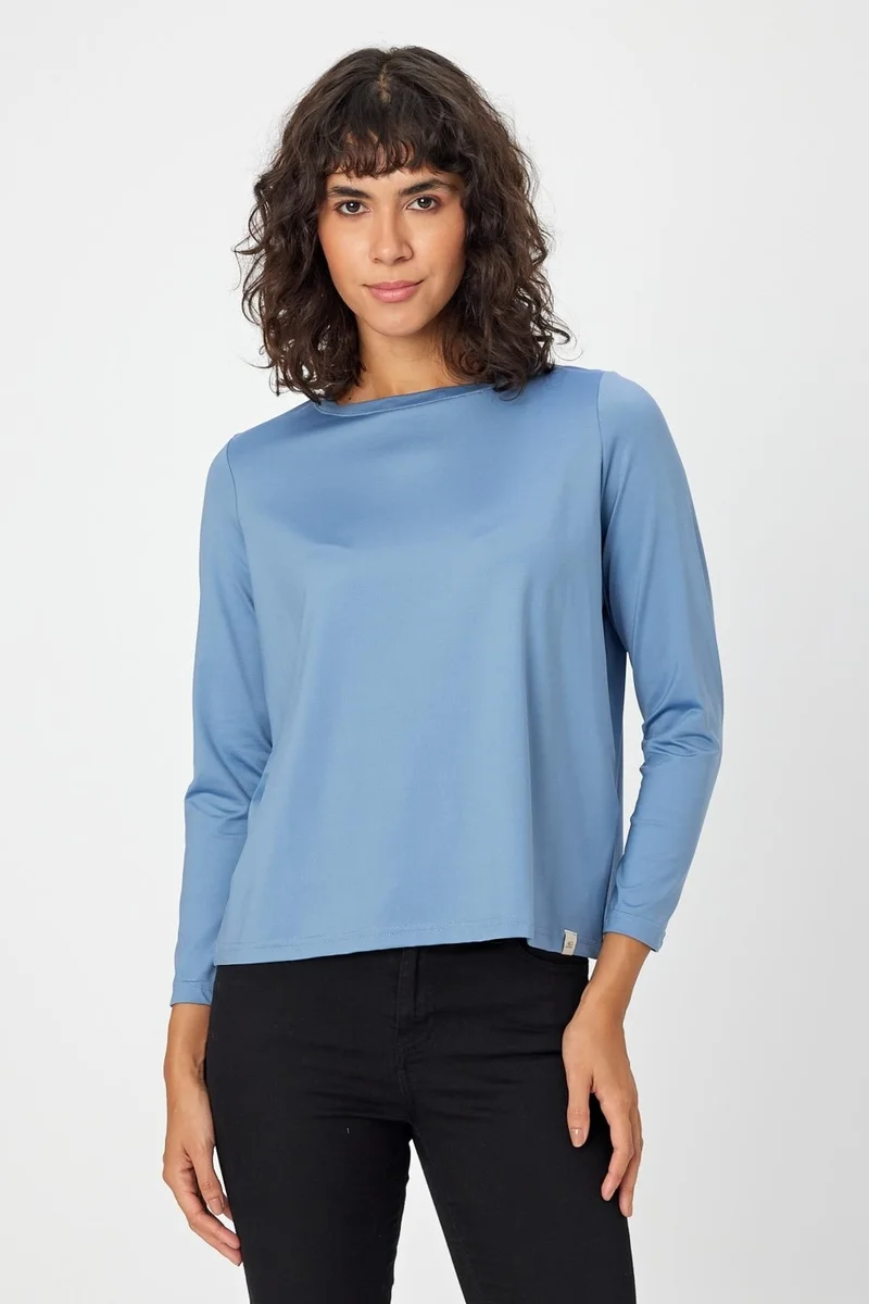 الكسندر جاردي Alexandergardi Long Sleeve Mercerized Fabric T-Shirt (AGSWEAT00)