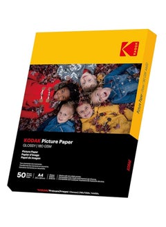 Kodak Picture Paper Glossy 180 gsm A4 Size x 50 Sheets  - Image 2