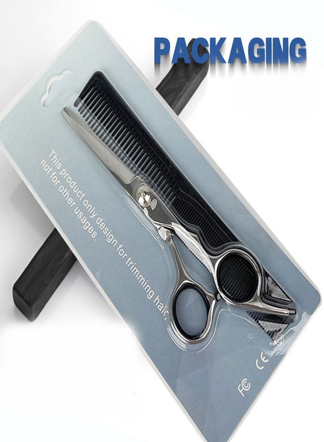 general Professional Hair Cutting Scissors Stainless Steel Haircut Scissor with Fine Adjustment Screw for Home Salon for Women Men Kids - Image 1