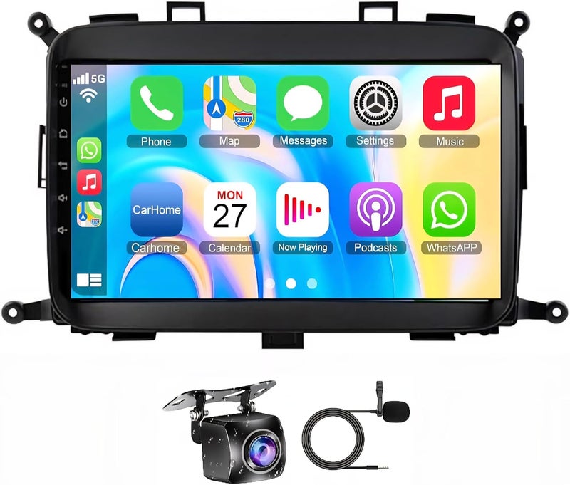 VIEREX Kia Carens Car Stereo with Apple Carplay and Android Auto - Image 1