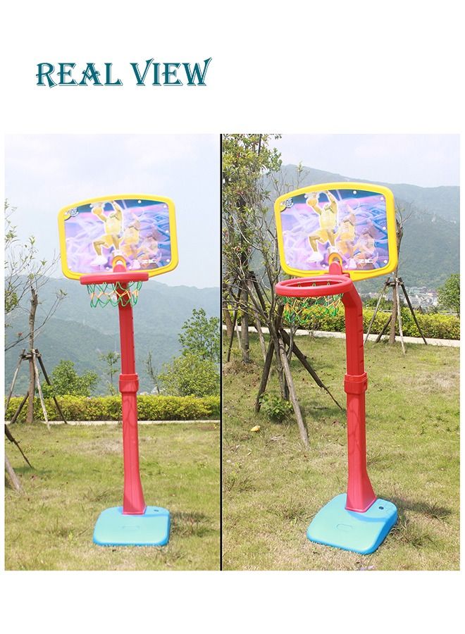 XIANGYU Basketball Hoop For Kids Toy Set Adjustable Height Stand Up To 2.3M  - Image 5