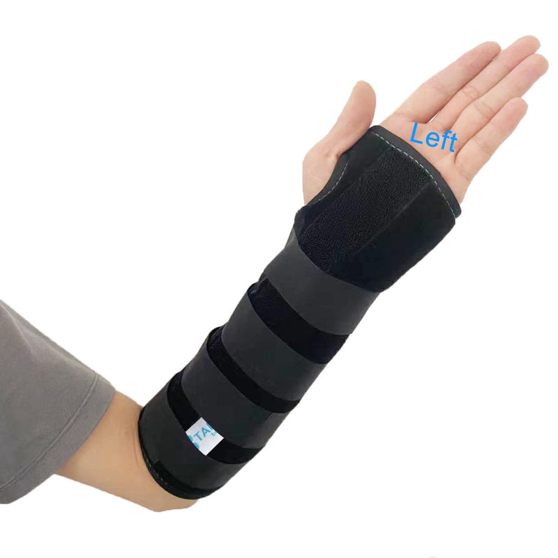 TANDCF Unisex Forearm and Wrist Support Splint Brace Double Fixation Wrist Brace for Carpal TunnelAdjustable Night Time Forearm Immobilizer Brace Splints122 inch 31cm lengthLHL