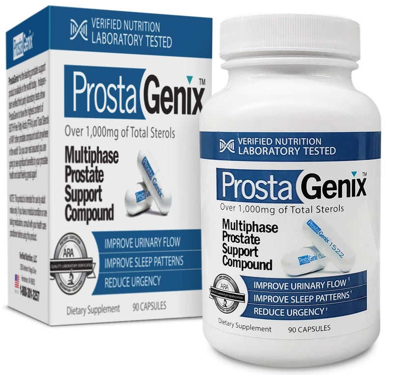 ProstaGenix ProstaGenix Multiphase Prostate SupplementFeatured on Larry King Investigative TV Show Over 1 Million Sold End Nighttime Bathroom Trips Urgency More 90 Capsules