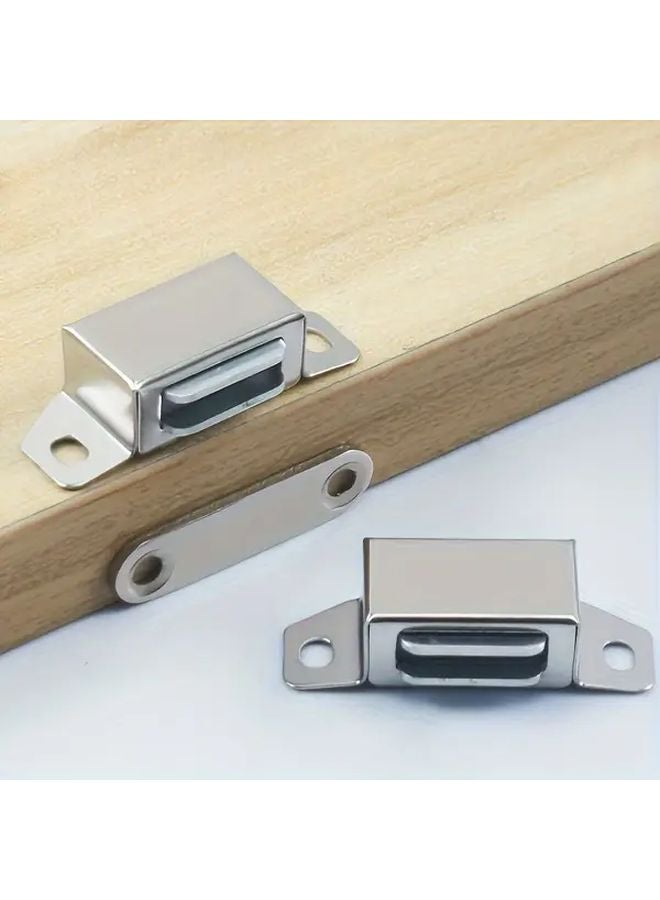 2pcs Heavy Duty 304 Stainless Steel Magnetic Door Catch Silvery Anti Collision Design - Image 5