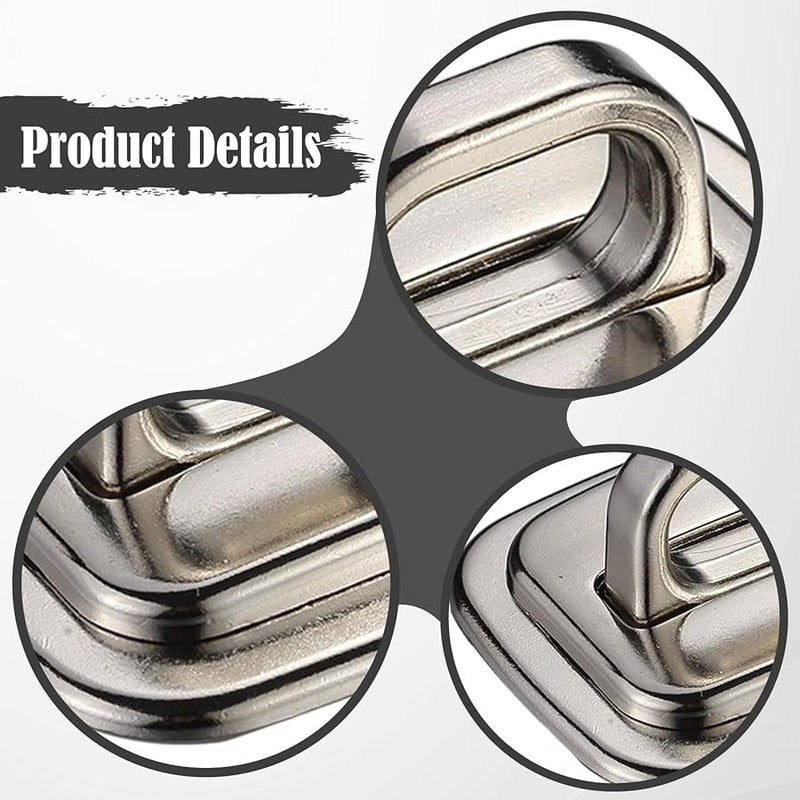 لوحة قفل أمان الكمبيوتر المحمول معدنية بمفتاح 2.01 × 1.85 بوصة حامل مكتب محمول مستقر - Image 3