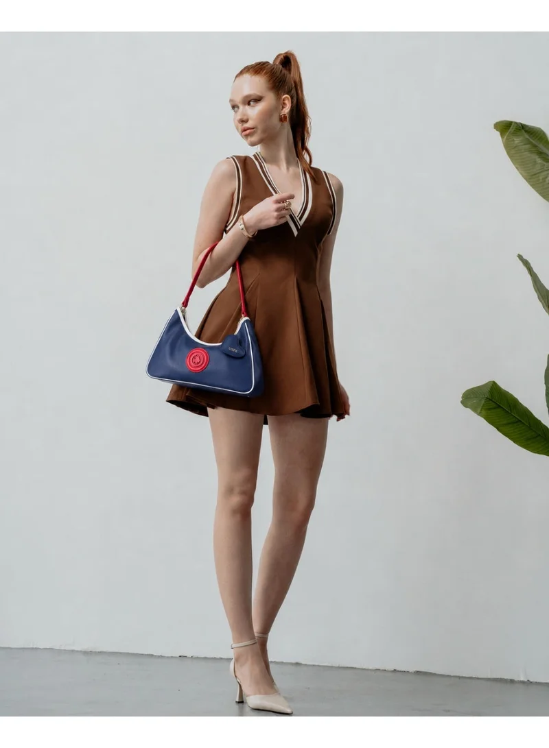 U.S. Polo Assn. NAVY-RED-WHITE U.S. Polo Assn. Women's Shoulder Bag, Ladies Large Capacity Hobo Bag, Handbag Tote Bags Clutch Bag, Women's Leather Hobo Bag, Women's Tote Bag, Women's Shoulder Bag, Women's Hand Bag, Women's Travel Bag, for Office Sling Bag Side Bag and Girls College Students for Women | Best Price UAE
