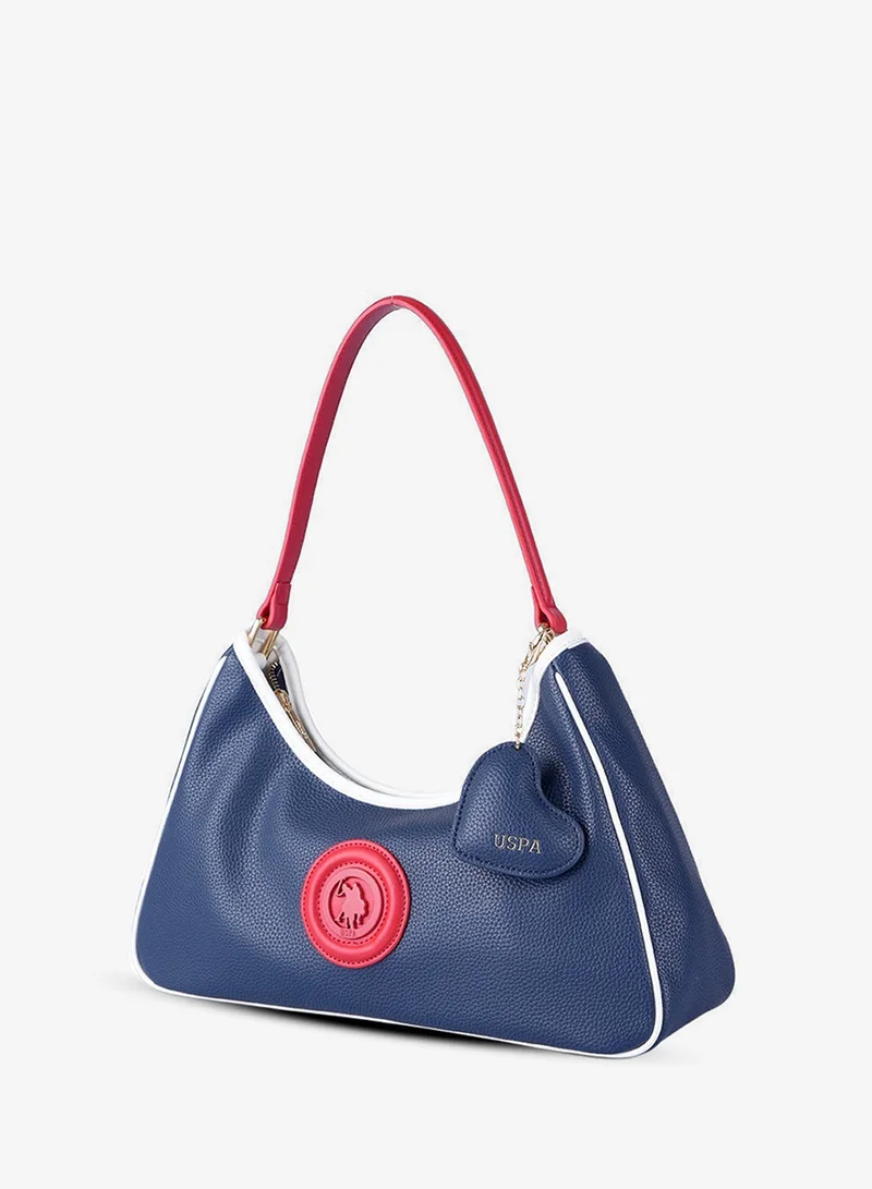 U.S. Polo Assn. NAVY-RED-WHITE U.S. Polo Assn. Women's Shoulder Bag, Ladies Large Capacity Hobo Bag, Handbag Tote Bags Clutch Bag, Women's Leather Hobo Bag, Women's Tote Bag, Women's Shoulder Bag, Women's Hand Bag, Women's Travel Bag, for Office Sling Bag Side Bag and Girls College Students for Women | Best Price UAE