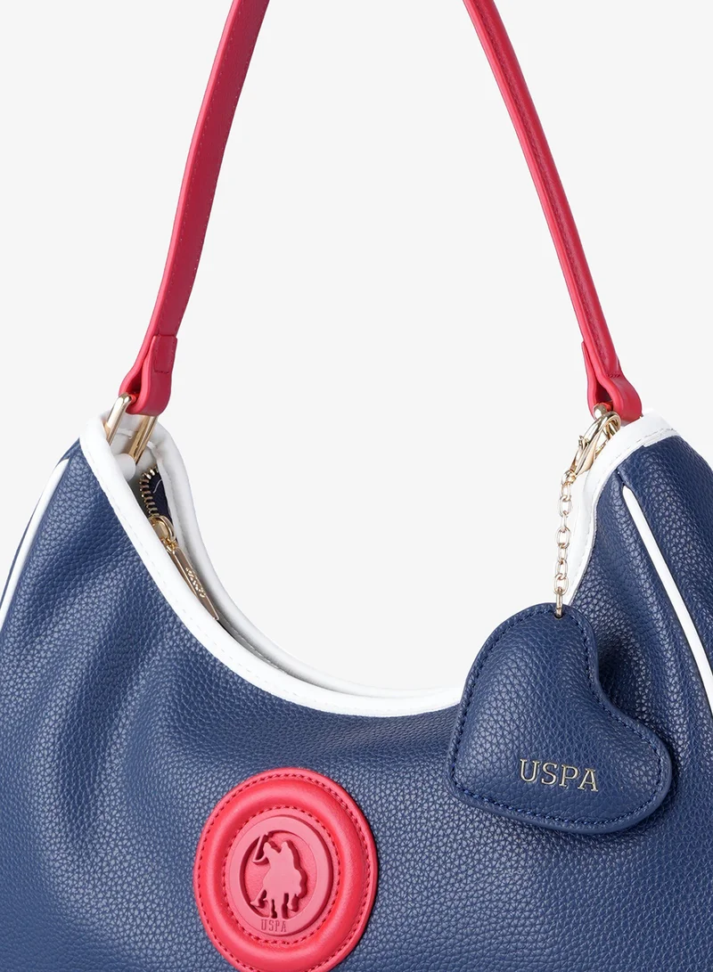 U.S. Polo Assn. NAVY-RED-WHITE U.S. Polo Assn. Women's Shoulder Bag, Ladies Large Capacity Hobo Bag, Handbag Tote Bags Clutch Bag, Women's Leather Hobo Bag, Women's Tote Bag, Women's Shoulder Bag, Women's Hand Bag, Women's Travel Bag, for Office Sling Bag Side Bag and Girls College Students for Women | Best Price UAE