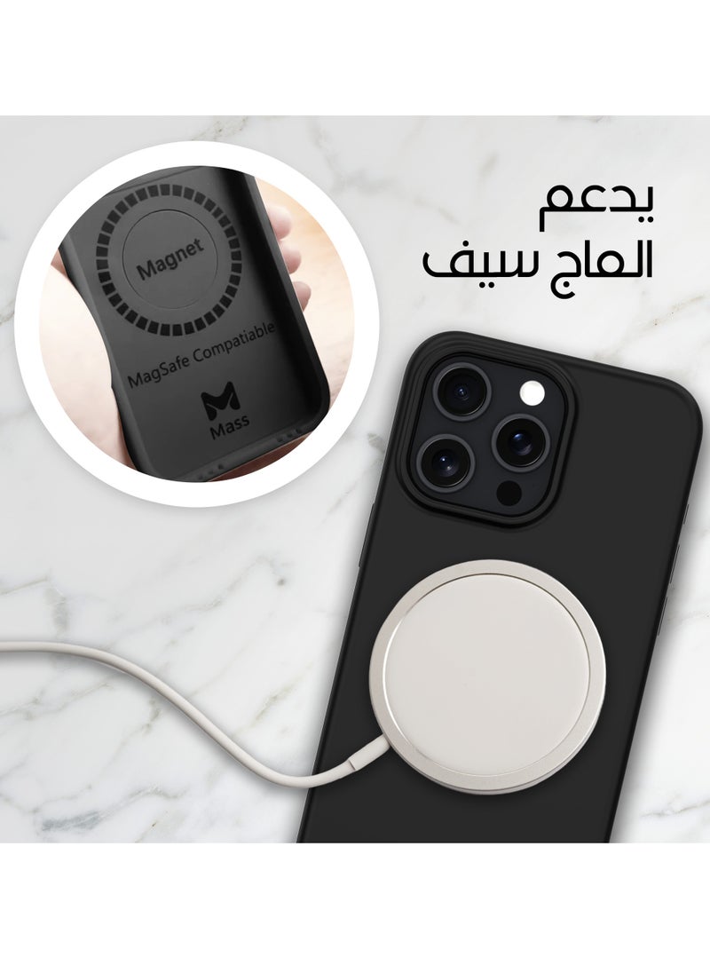 ماس - كفر ماس ايفون 16بلس إنڤينيت ماج سيف 6 في 1أسود - Image 1