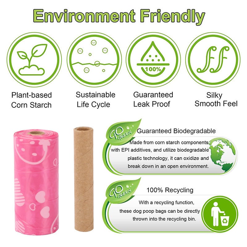 HJ Biodegradable Pet Waste Bags for Outdoor Dog Walking - Image 5