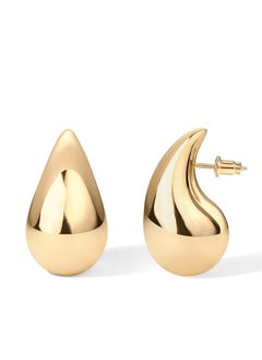 Generic Teardrop Hoop Earrings 