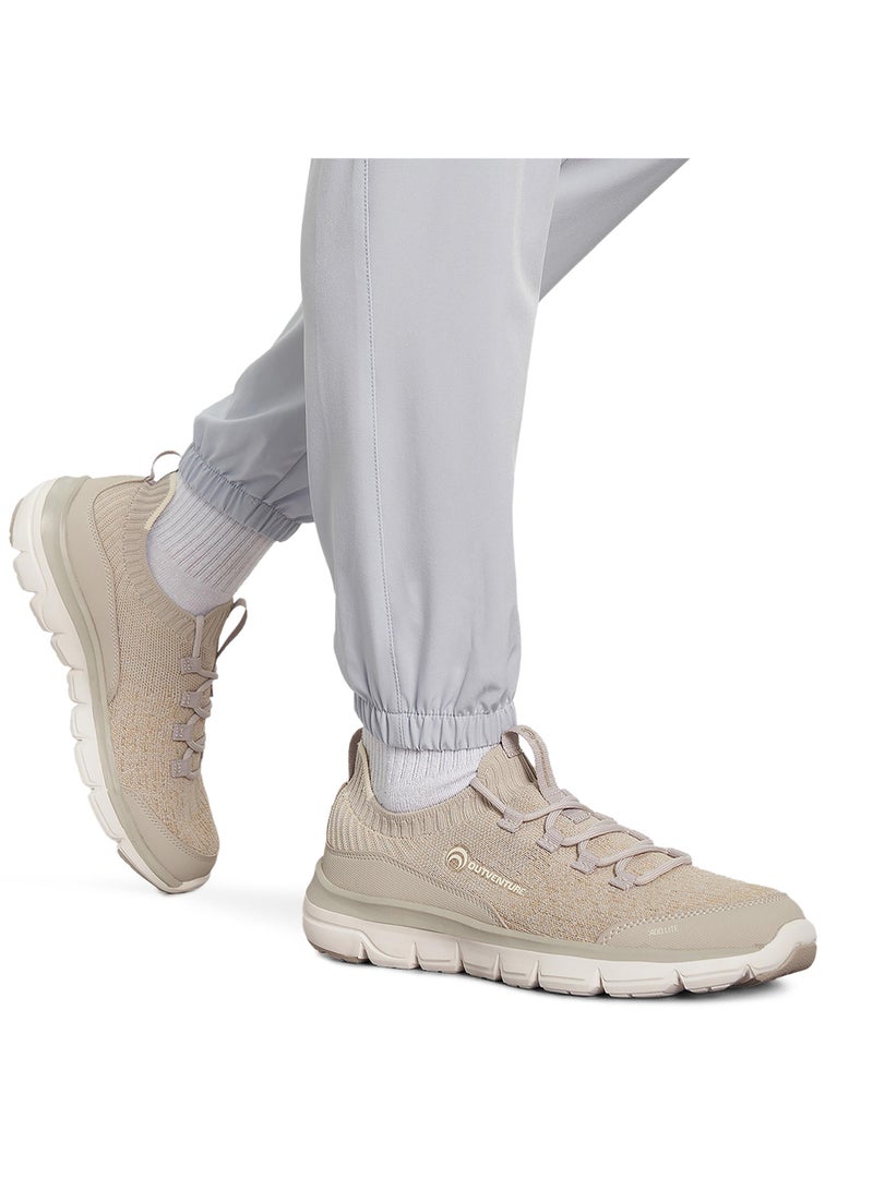 Outventure Women's Loafers Softline Slip On W Beige, Outventure, Breathable Textile Mesh, +ADD Cushion Insole, Ultra-Light +ADD LITE Sole for Maximum Comfor  - Image 2