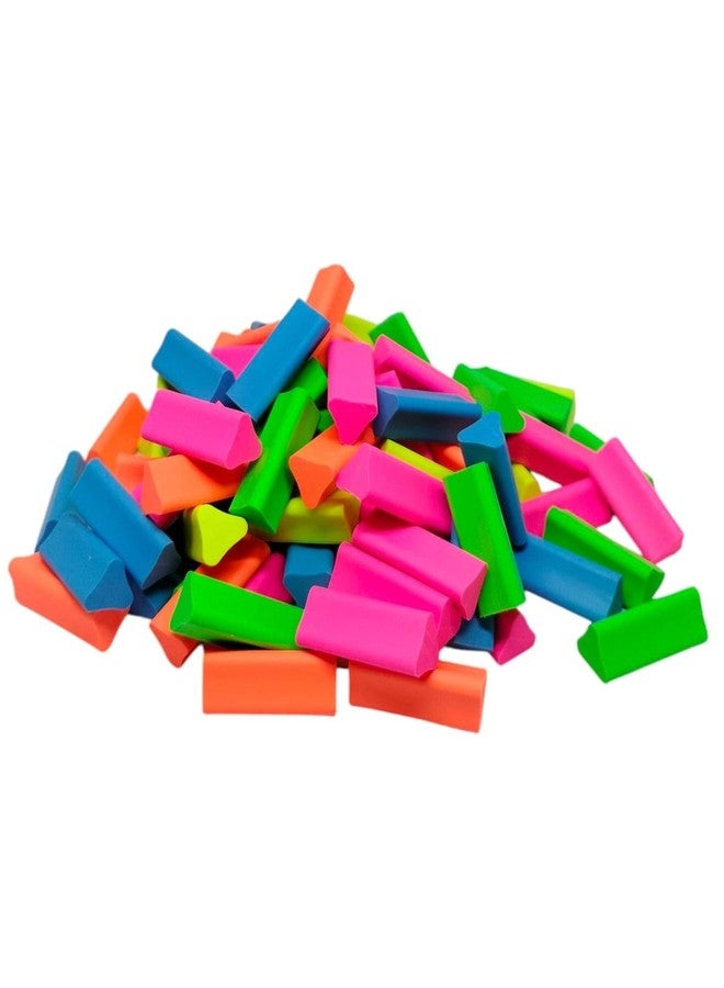 VTL Pack of 50 Pcs Colourful Erasers for Kids | Fun & Cute Shap Scented Erasers | Non-Toxic, Dust Free | Best Birthday Return Gifts for Students | - Image 3