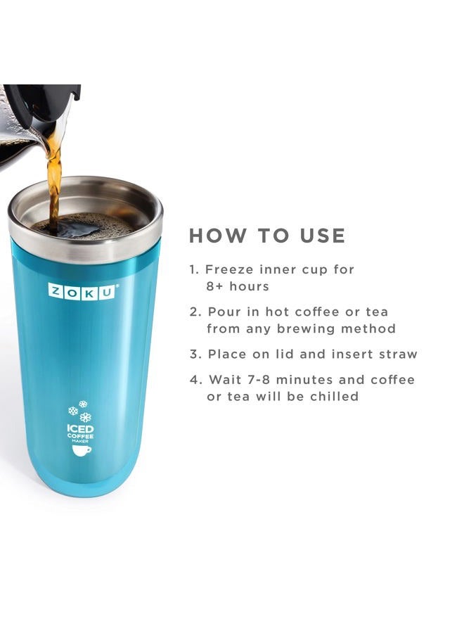 ZOKU Iced Coffee Maker with Straw 325 ml - Image 3