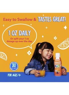 Feel Great 365 Feel Great Liquid Multivitamin for Kids | Orange Flavored Vegetarian & Sugar Free Kids Liquid Vitamin | Essential Kids Vitamins & Immune Support for Kids | 30 Day Supply  - Image 4
