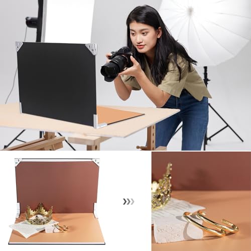 Yoocheese Photo Backdrop Board Product Photography: 10pcs 20patterns Table Top Food Background Kit - Flat Lay Props for Jewelry.(Small Size 16.5x11.7in) - Image 2