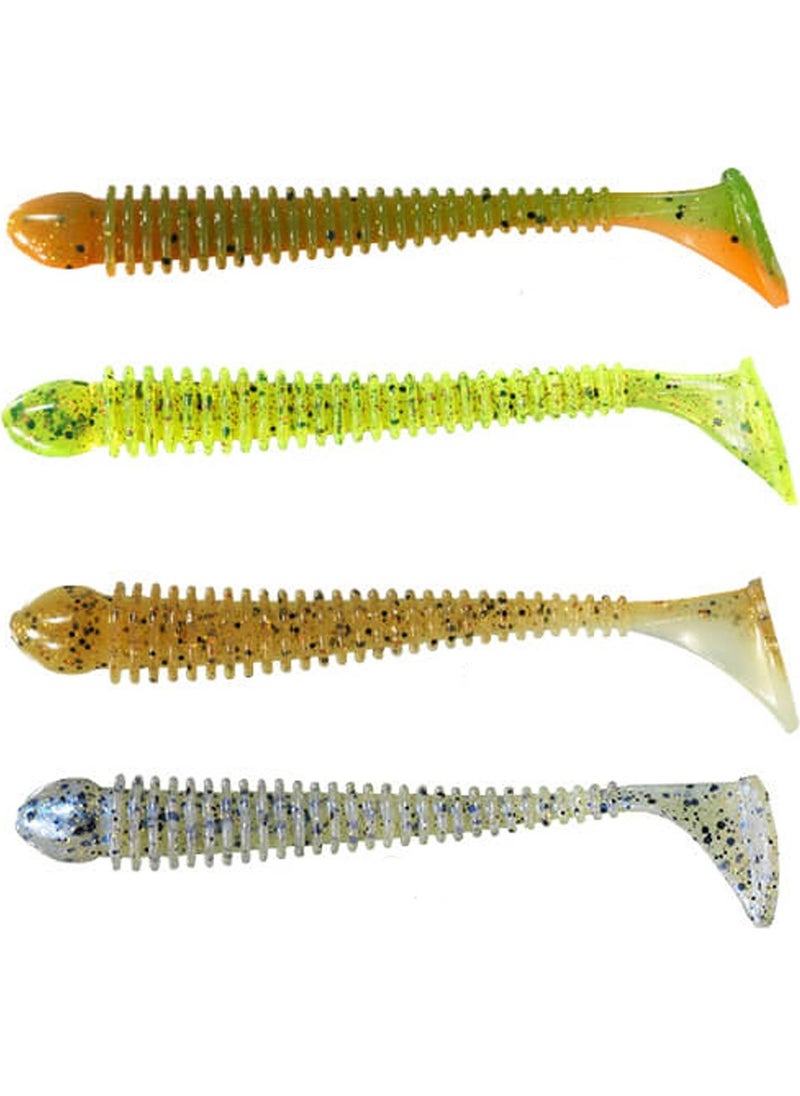 Berkley Flex Bead Shad Silicone Bait Oyster Shell GOLD-10CM-75LI  - Image 1