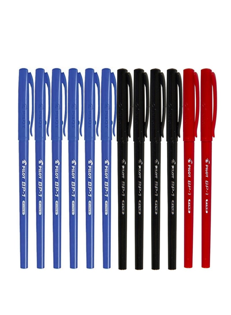 PILOT 12-Piece Ballpoint Pen Fine Tip Multicolour - Image 1