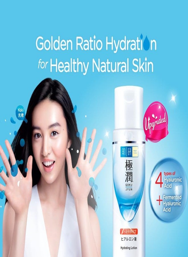VIRAVIN HOUSEWARE Hada Labo Goku-jyun Hydrating Lotion with Fermented Hyaluronic Acid, 4 Types HA, Skin Barrier Strengthening Formula - Image 3