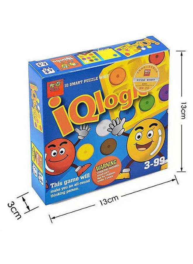 Early Education Puzzle Toy Logical Positioning Chess (include Instruction), Nine-color Chess Intellectual Toys Board Game with 60 Different Levels - Image 5