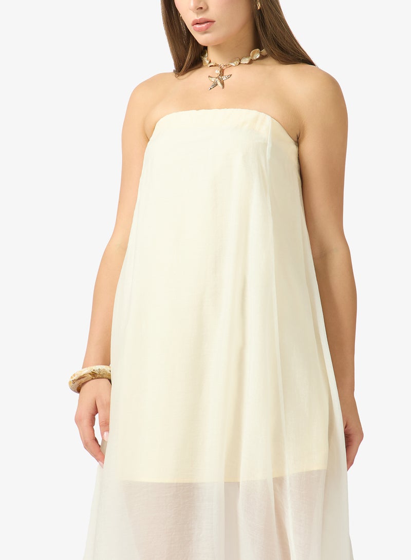 TOPSHOP Layered Woven Dress - Image 3