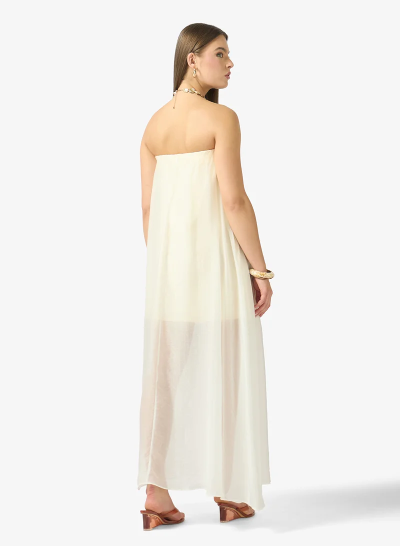 Topshop Layered Woven Dress