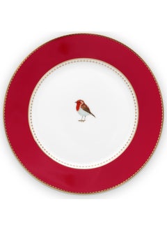 Pip Studio Love Birds Plate 17 Cm, Red 