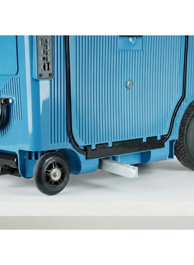 TG Smart Rideable Electric Suitcase Scooter - 20-Inch Motorized Carry-On, 26L Capacity, TSA Lock & USB Charging (Black) - Image 5