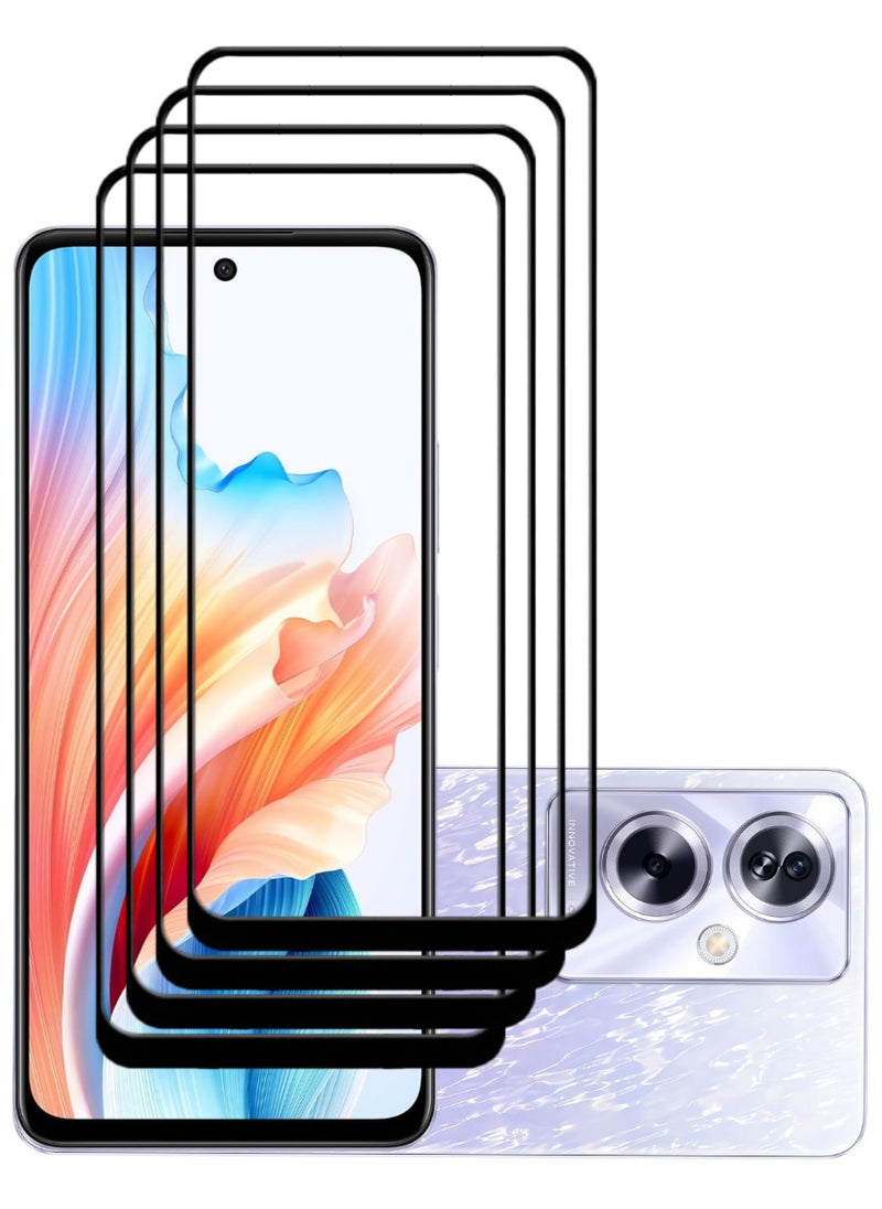 ACLIX 4 Pieces Antistatic ESD Dustproof Premium Quality High Definition Tempered Glass Screen Protector Designed For Oppo A79 - Image 1