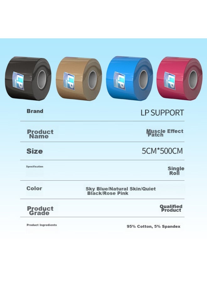 LP Lp Muscle Tape, Sports Kinesiology Tape, Professional Athlete Muscle Tape, Waterproof, For Strain And Soreness, Sports Bandage  - Image 5