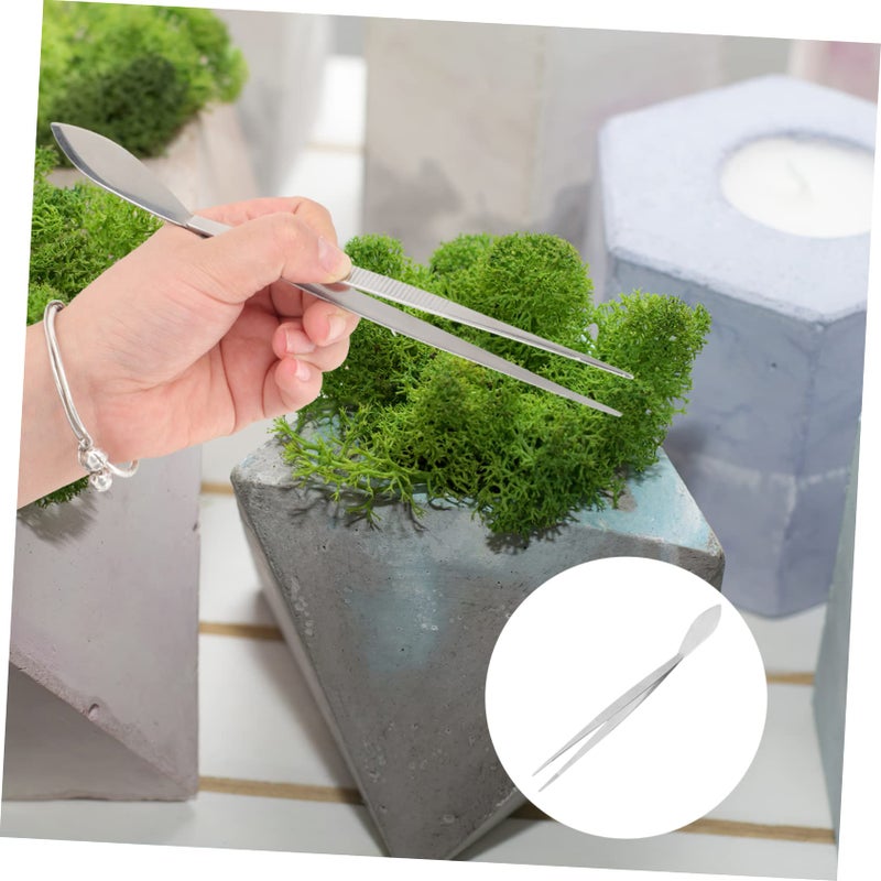 Bonsai Tool Kit 3 Piece Set With Tweezer Spatula And Scraper For Moss Tree Care - Image 3