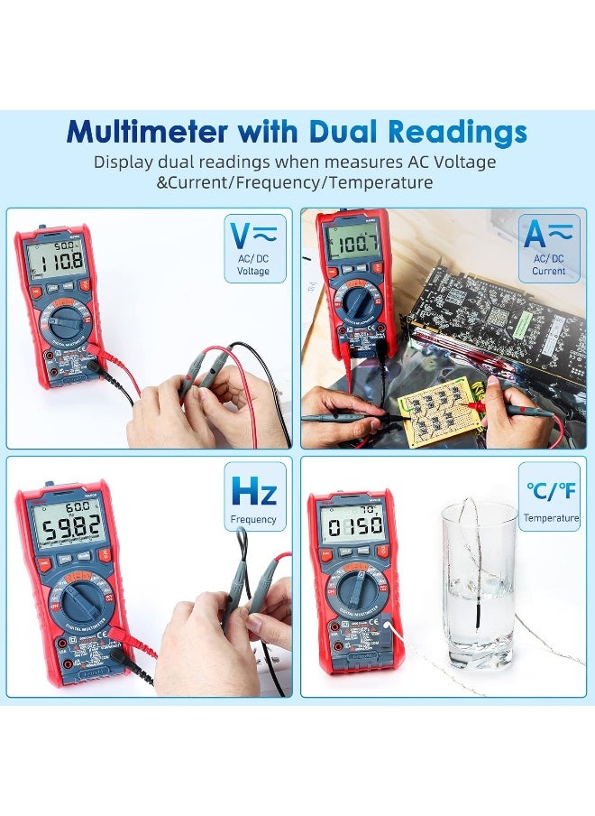 AstroAI Digital Multimeter TRMS 6000 Counts Auto-Ranging Voltage Tester  - Image 1